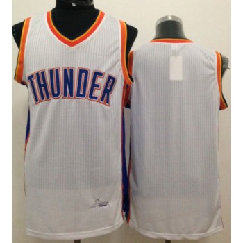 Revolution 30 Thunder Blank White Stitched NBA Jersey Revolution 30 Thunder Blank White Stitched NBA Jersey
