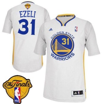 Revolution 30 Warriors #31 Festus Ezeli White Alternate The Finals Patch Stitched NBA Jersey Revolution 30 Warriors #31 Festus Ezeli White Alternate The Finals Patch Stitched NBA Jersey