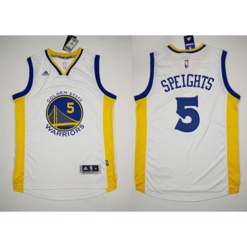 Revolution 30 Warriors #5 Marreese Speights White Stitched NBA Jersey Revolution 30 Warriors #5 Marreese Speights White Stitched NBA Jersey