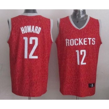 Rockets #12 Dwight Howard Red Crazy Light Stitched NBA Jersey Rockets #12 Dwight Howard Red Crazy Light Stitched NBA Jersey