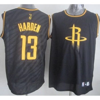 Rockets #13 James Harden Black Precious Metals Fashion Stitched NBA Jersey Rockets #13 James Harden Black Precious Metals Fashion Stitched NBA Jersey