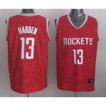 Rockets #13 James Harden Red Crazy Light Stitched NBA Jersey Rockets #13 James Harden Red Crazy Light Stitched NBA Jersey