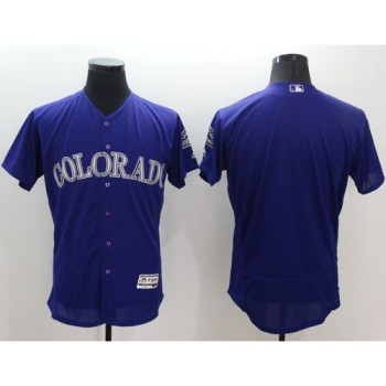 Rockies Blank Purple Flexbase Authentic Collection Stitched MLB Jersey Rockies Blank Purple Flexbase Authentic Collection Stitched MLB Jersey