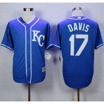 Royals #17 Wade Davis Blue Alternate 2 New Cool Base Stitched MLB Jersey Royals #17 Wade Davis Blue Alternate 2 New Cool Base Stitched MLB Jersey
