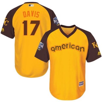 Royals #17 Wade Davis Gold 2016 All-Star American League Stitched Youth MLB Jersey Royals #17 Wade Davis Gold 2016 All-Star American League Stitched Youth MLB Jersey