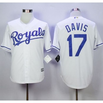Royals #17 Wade Davis White New Cool Base Stitched MLB Jersey Royals #17 Wade Davis White New Cool Base Stitched MLB Jersey