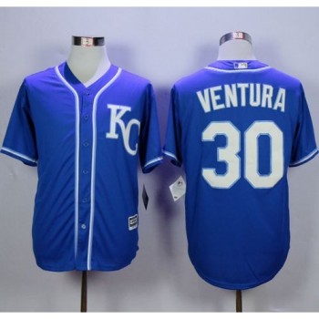 Royals #30 Yordano Ventura Blue Alternate 2 New Cool Base Stitched MLB Jersey Royals #30 Yordano Ventura Blue Alternate 2 New Cool Base Stitched MLB Jersey