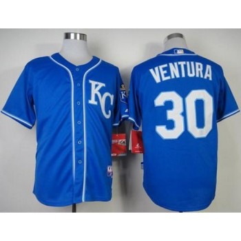 Royals #30 Yordano Ventura Light Blue Alternate 2 Cool Base Stitched MLB Jersey Royals #30 Yordano Ventura Light Blue Alternate 2 Cool Base Stitched MLB Jersey