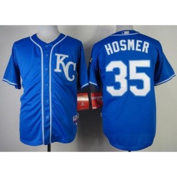 Royals #35 Eric Hosmer Blue Alternate 2 Cool Base Stitched MLB Jersey Royals #35 Eric Hosmer Blue Alternate 2 Cool Base Stitched MLB Jersey