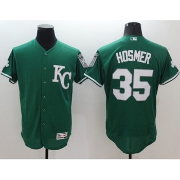 Royals #35 Eric Hosmer Green Celtic Flexbase Authentic Collection Stitched MLB Jersey Royals #35 Eric Hosmer Green Celtic Flexbase Authentic Collection Stitched MLB Jersey