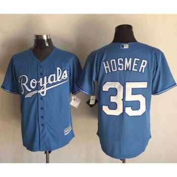 Royals #35 Eric Hosmer Light Blue New Cool Base Alternate 1 Stitched MLB Jersey Royals #35 Eric Hosmer Light Blue New Cool Base Alternate 1 Stitched MLB Jersey