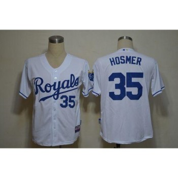 Royals #35 Eric Hosmer White Cool Base Stitched MLB Jersey Royals #35 Eric Hosmer White Cool Base Stitched MLB Jersey