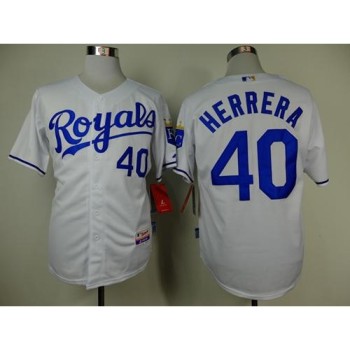Royals #40 Kelvin Herrera White Cool Base Stitched MLB Jersey Royals #40 Kelvin Herrera White Cool Base Stitched MLB Jersey