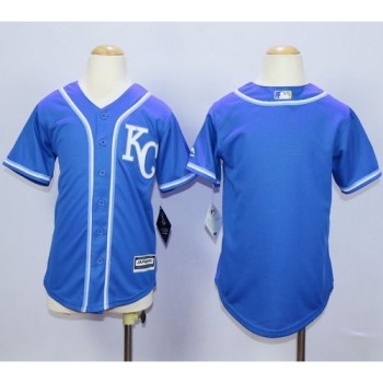 Royals Blank Blue Cool Base Stitched Youth MLB Jersey Royals Blank Blue Cool Base Stitched Youth MLB Jersey