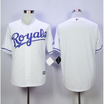 Royals Blank White Cool Base Stitched MLB Jersey Royals Blank White Cool Base Stitched MLB Jersey