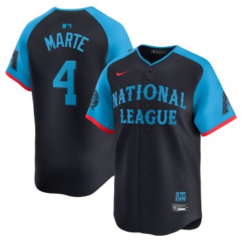 Men's National League Ketel Marte Navy 2024 MLB All-Star Game Limited Player Jersey Men's National League Ketel Marte Navy 2024 MLB All-Star Game Limited Player Jersey
