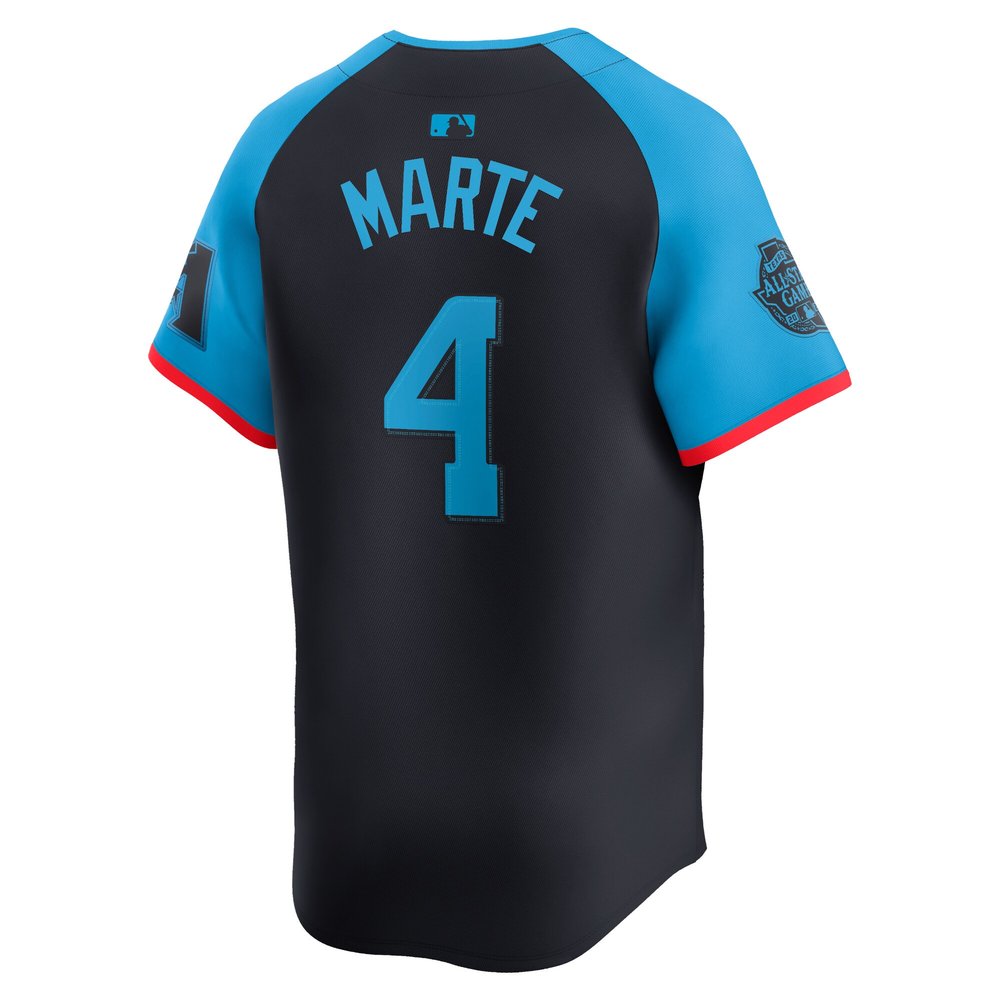 Men's National League Ketel Marte Navy 2024 MLB All-Star Game Limited Player Jersey Men's National League Ketel Marte Navy 2024 MLB All-Star Game Limited Player Jersey