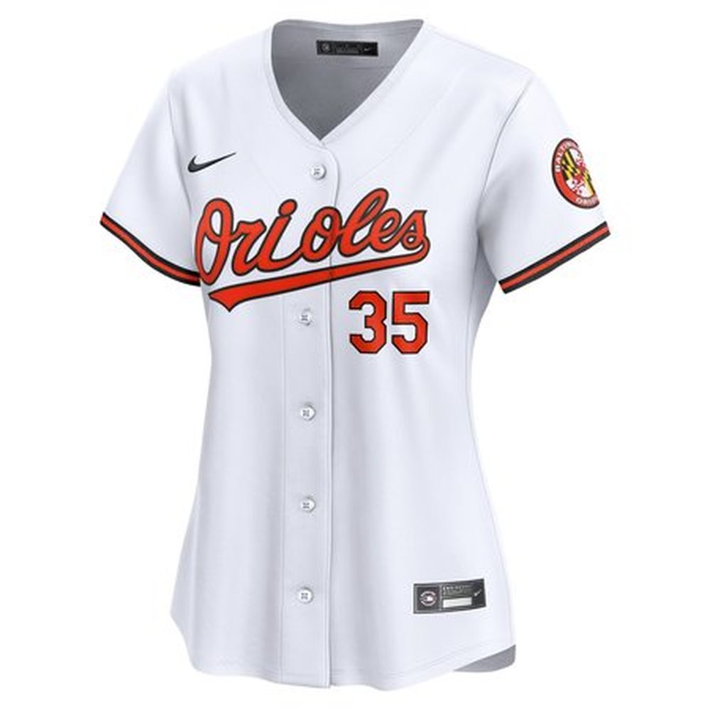 Women's Baltimore Orioles Adley Rutschman White Home Limited Player Jersey Women's Baltimore Orioles Adley Rutschman White Home Limited Player Jersey