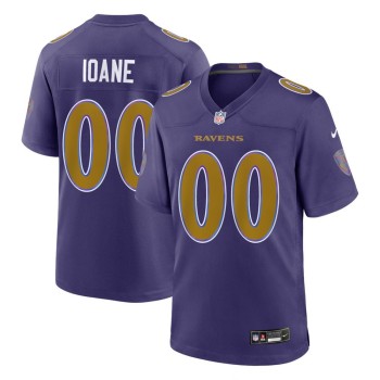 Youth Baltimore Ravens Olaivavega Ioane Purple 2026 NFL Draft Vapor F.U.S.E. Limited Jersey