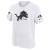Youth Detroit Lions Nike White 2024 Salute To Service T-Shirt