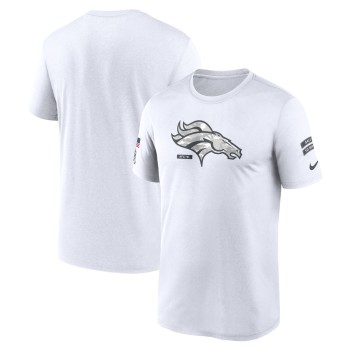 Men's Denver Broncos White 2024 Salute To Service Legend Performance T-Shirt Men's Denver Broncos White 2024 Salute To Service Legend Performance T-Shirt