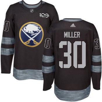 Sabres #30 Ryan Miller Black 1917-2017 100th Anniversary Stitched NHL Jersey Sabres #30 Ryan Miller Black 1917-2017 100th Anniversary Stitched NHL Jersey