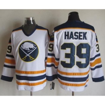 Sabres #39 Dominik Hasek White CCM Throwback Stitched NHL Jersey Sabres #39 Dominik Hasek White CCM Throwback Stitched NHL Jersey