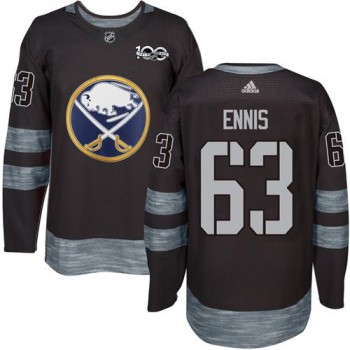 Sabres #63 Tyler Ennis Black 1917-2017 100th Anniversary Stitched NHL Jersey Sabres #63 Tyler Ennis Black 1917-2017 100th Anniversary Stitched NHL Jersey