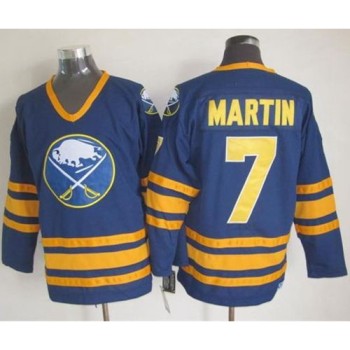 Sabres #7 Rick Martin Navy Blue CCM Throwback Stitched NHL Jersey Sabres #7 Rick Martin Navy Blue CCM Throwback Stitched NHL Jersey