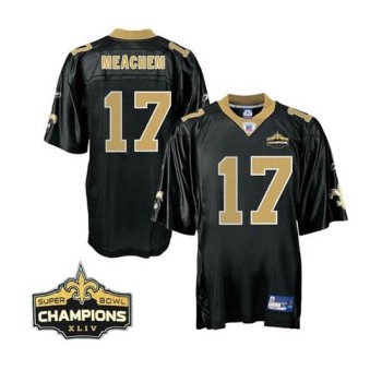 Saints #17 Robert Meachem Black Super Bowl XLIV 44 Champions Stitched Youth NFL Jersey Saints #17 Robert Meachem Black Super Bowl XLIV 44 Champions Stitched Youth NFL Jersey