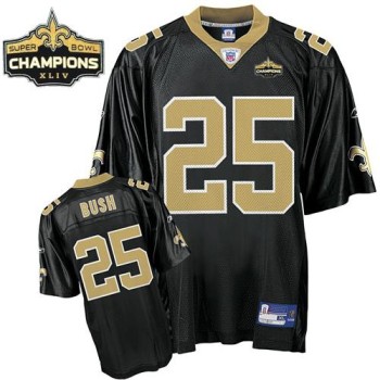 Saints #25 Reggie Bush Black Super Bowl XLIV 44 Champions Stitched Youth NFL Jersey Saints #25 Reggie Bush Black Super Bowl XLIV 44 Champions Stitched Youth NFL Jersey