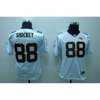 Saints #88 Jeremy Shockey White With Super Bowl Patch Stitched Youth NFL Jersey Saints #88 Jeremy Shockey White With Super Bowl Patch Stitched Youth NFL Jersey