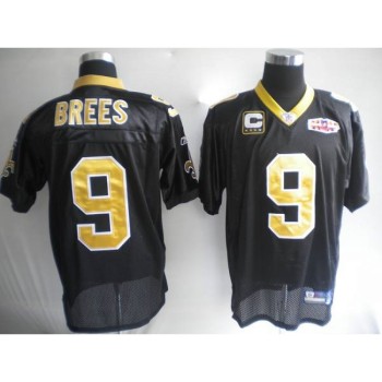 Saints #9 Drew Brees Black With Super Bowl Patch Stitched Youth NFL Jersey Saints #9 Drew Brees Black With Super Bowl Patch Stitched Youth NFL Jersey