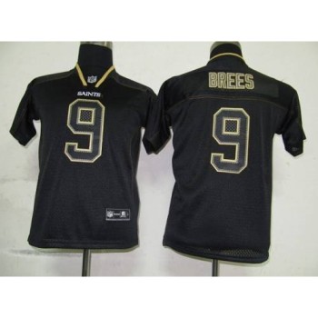 Saints #9 Drew Brees Lights Out Black Stitched Youth NFL Jersey Saints #9 Drew Brees Lights Out Black Stitched Youth NFL Jersey