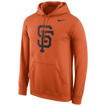 San Francisco Giants Logo Performance Pullover Orange MLB Hoodie San Francisco Giants Logo Performance Pullover Orange MLB Hoodie