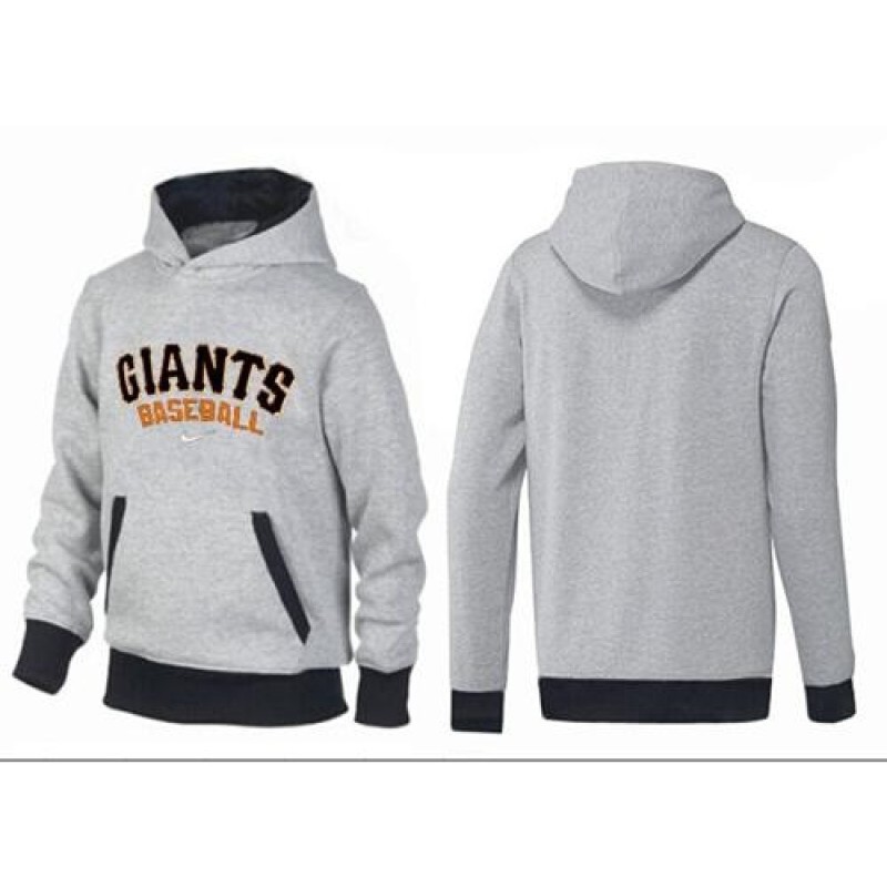 San Francisco Giants Pullover Hoodie Grey & Black San Francisco Giants Pullover Hoodie Grey & Black