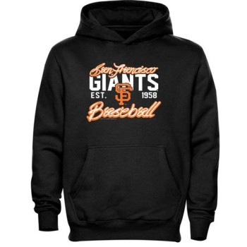 San Francisco Giants Script Baseball Pullover Black MLB Hoodie San Francisco Giants Script Baseball Pullover Black MLB Hoodie