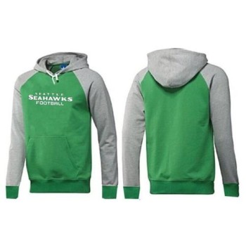 Seattle Seahawks English Version Pullover Hoodie Green & Grey Seattle Seahawks English Version Pullover Hoodie Green & Grey