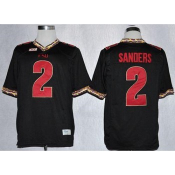 Seminoles #2 Deion Sanders Black Stitched NCAA Jersey Seminoles #2 Deion Sanders Black Stitched NCAA Jersey