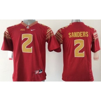 Seminoles #2 Deion Sanders Red Limited Stitched Youth NCAA Jersey Seminoles #2 Deion Sanders Red Limited Stitched Youth NCAA Jersey