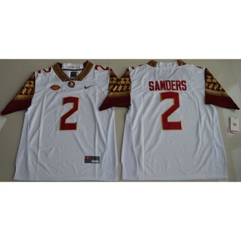 Seminoles #2 Deion Sanders White Limited Stitched NCAA Limited Jersey Seminoles #2 Deion Sanders White Limited Stitched NCAA Limited Jersey