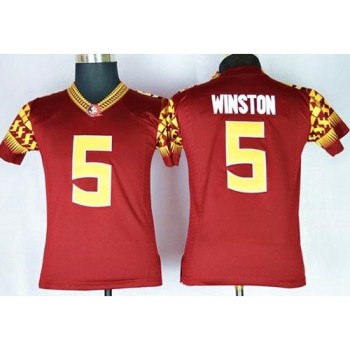 Seminoles #5 Jameis Winston Red Limited Stitched Youth NCAA Jersey Seminoles #5 Jameis Winston Red Limited Stitched Youth NCAA Jersey