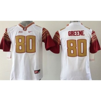 Seminoles #80 Rashad Greene White Limited Stitched Youth NCAA Jersey Seminoles #80 Rashad Greene White Limited Stitched Youth NCAA Jersey