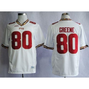 Seminoles #80 Rashad Greene White Stitched NCAA Jersey Seminoles #80 Rashad Greene White Stitched NCAA Jersey