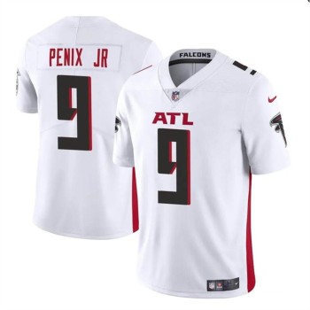 Youth Atlanta Falcons #9 Michael Penix Jr White 2024 Draft Vapor Untouchable Limited Stitched Football Jersey Youth Atlanta Falcons #9 Michael Penix Jr White 2024 Draft Vapor Untouchable Limited Stitched Football Jersey
