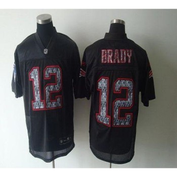 Sideline Black United Patriots #12 Tom Brady Black Stitched Youth NFL Jersey Sideline Black United Patriots #12 Tom Brady Black Stitched Youth NFL Jersey