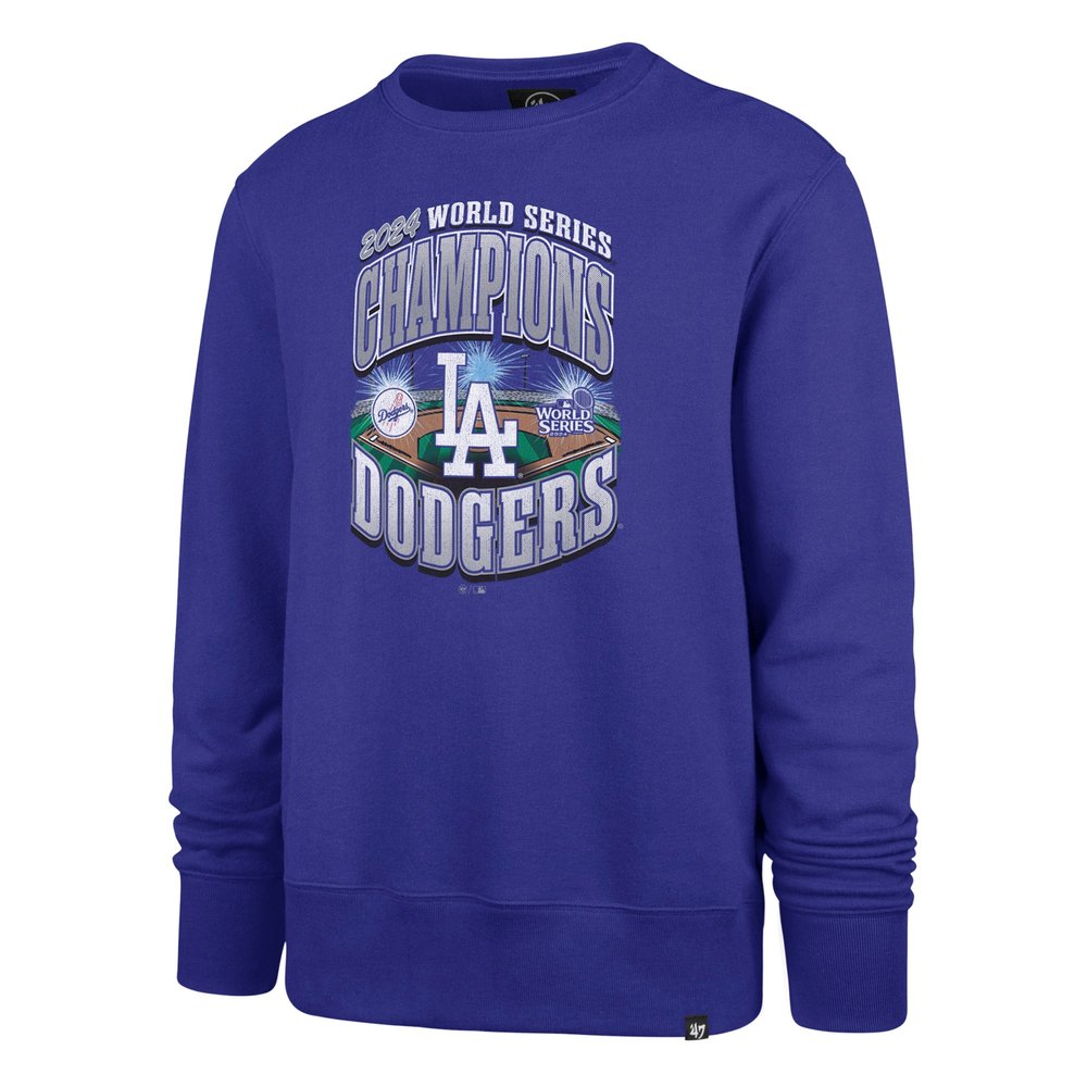Men's Los Angeles Dodgers Royal 2024 World Series Champions Sweatshirt Men's Los Angeles Dodgers Royal 2024 World Series Champions Sweatshirt