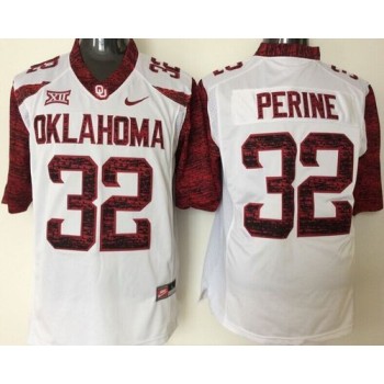 Sooners #32 Samaje Perine White New XII Stitched NCAA Jersey Sooners #32 Samaje Perine White New XII Stitched NCAA Jersey