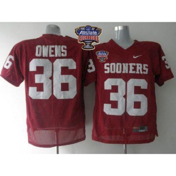 Sooners #36 Steve Owens Red 2014 Sugar Bowl Patch Stitched NCAA Jersey Sooners #36 Steve Owens Red 2014 Sugar Bowl Patch Stitched NCAA Jersey