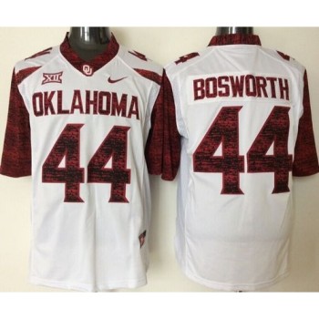 Sooners #44 Brian Bosworth White New XII Stitched NCAA Jersey Sooners #44 Brian Bosworth White New XII Stitched NCAA Jersey